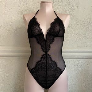 Victoria’s Secret sheer lace sexy bodysuit 🕷